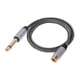 thumbnail image 1 of Cable de audio RCA de 6,35 de 1/4'' Cable de interconexión RCA de repuesto para controlador de estación de trabajo de audio digital CD Altavoz , 300cm 300 centímetros, 1 of 5