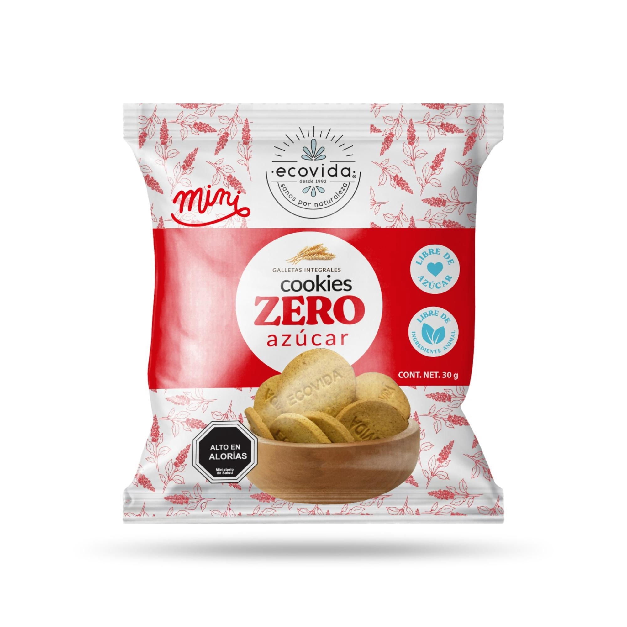 Galleta Mini Cookies Sin Azucar 30 g Ecovida