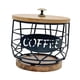 thumbnail image 4 of Soporte Para Cápsulas De Café Con Base De Madera, Contenedor De Hierro Para Cocina, Escritorio Y Oficina., 4 of 5
