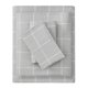 thumbnail image 1 of Sábanas de franela Sleep Philosophy True North Cal King Grey, 1 of 9