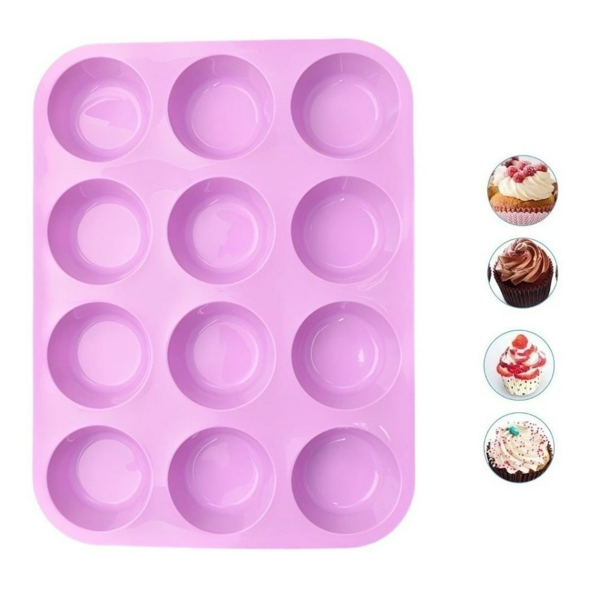 Genérico - Molde Cupcakes Molde 12 Magdalena Molde Muffin Repostería