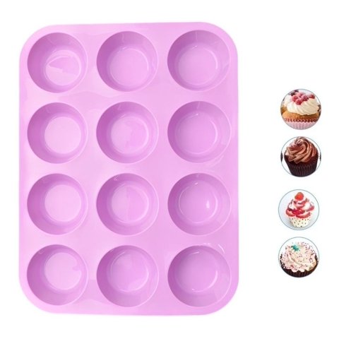 Genérico - Molde Cupcakes Molde 12 Magdalena Molde Muffin Repostería