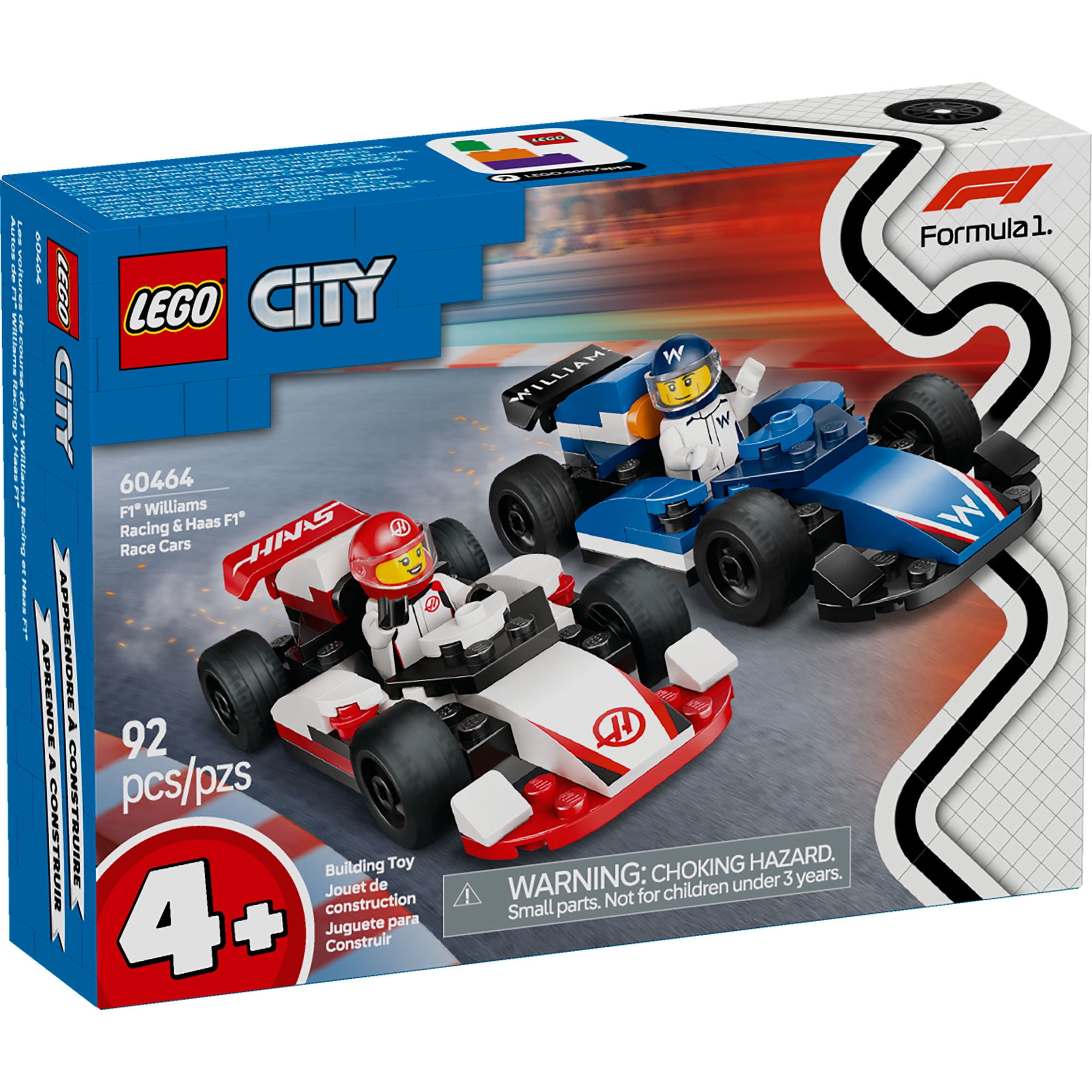 Lego - Bloques De Construcción Autos De F1 Williams Racing Y Haas F1