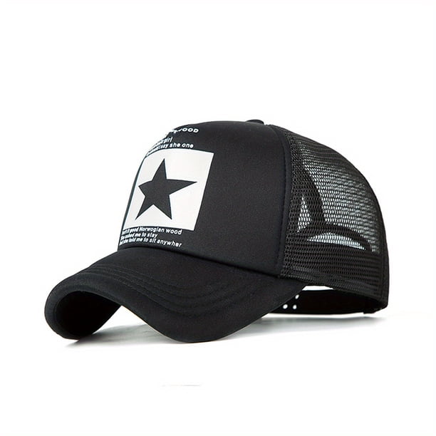 Pentagram Pattern Mesh Baseball Cap