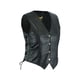 thumbnail image 1 of Chaleco de Cuero Leatherick 3XL Negro (Con Trenza), 1 of 6