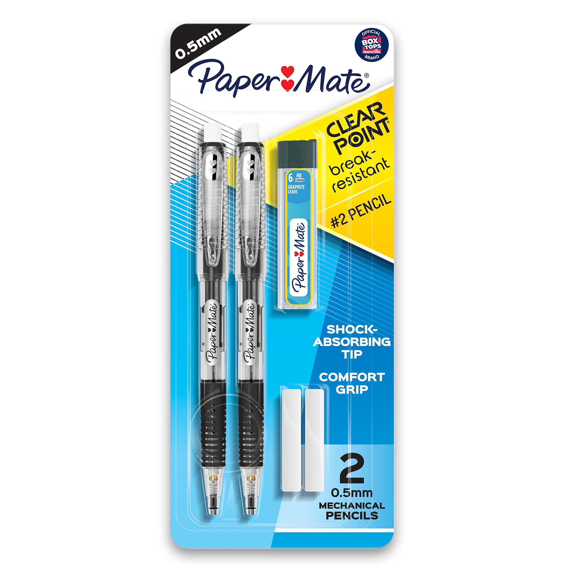 Paper Mate‌ - Lápices Mecánicos Paper Mate Clearpoint 0,5 Mm Hb #2