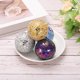 thumbnail image 3 of Uxcell 3Pcs Bolas Decorativas de Vidrio 2.36 pulgadas Orbes Bolas de Centro Esfera de Vidrio de Mosaico para Decorar Cuencos Jarrones Mesa de Comedor Fiesta, Azul Claro Profundo, 3 of 5