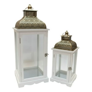 Genérico - Set 2 Portavelas Decorativos Adorno Colgante Candelabros Jhn