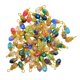 thumbnail image 4 of 50 Uds. De Colgantes De Cristal Facetados Coloridos Con Tapa De Flor De Filigrana, 4 of 5