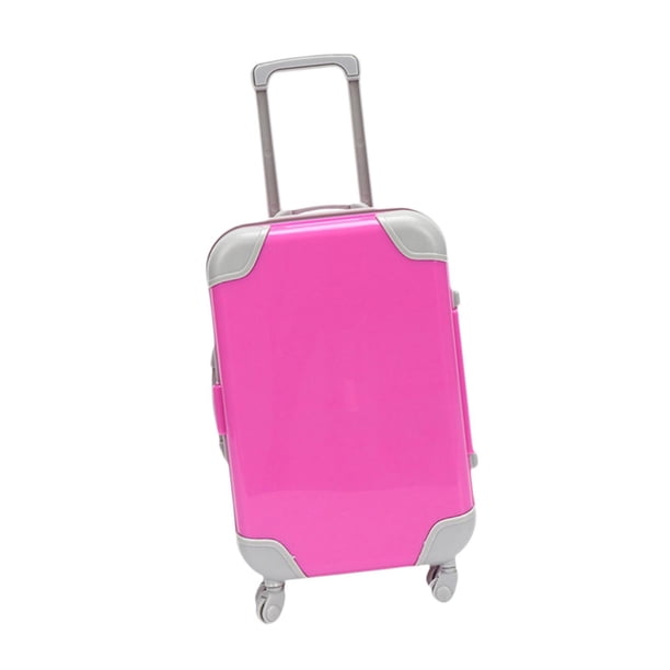 Mini Maleta, Caja De Dulces, Caja De Almacenamiento De Equipaje Para Niños, Juguete, Maquillaje, Vestir, Rosa Roja
