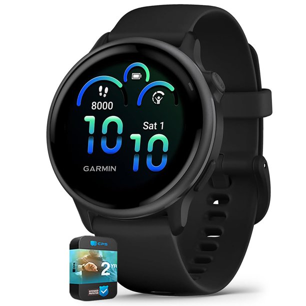 Reloj Inteligente Garmin VIVOACTIVE 6 con Correa de Silicona Negra - 11 Días de Autonomía