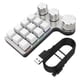 thumbnail image 1 of Teclado Numérico Portátil 9 Teclas Programa De 3 Perillas RGB Para PC Laptop Tablet White, 1 of 5