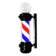 thumbnail image 1 of Poste De Barberia Y Peluqueria Con Luz Giratoria Clasicos Con Negro 77cm, 1 of 3