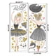 thumbnail image 2 of 1pc, Cute Ballerina Wall Sticker, Peel And Stick Removable Wall Decals, Lovely Ballerina Wall Decorations, Princess Wall Art Decor For Nursery Bedroom Living Room Dance Room Wallpaper Bedroom Accesso, 2 of 4