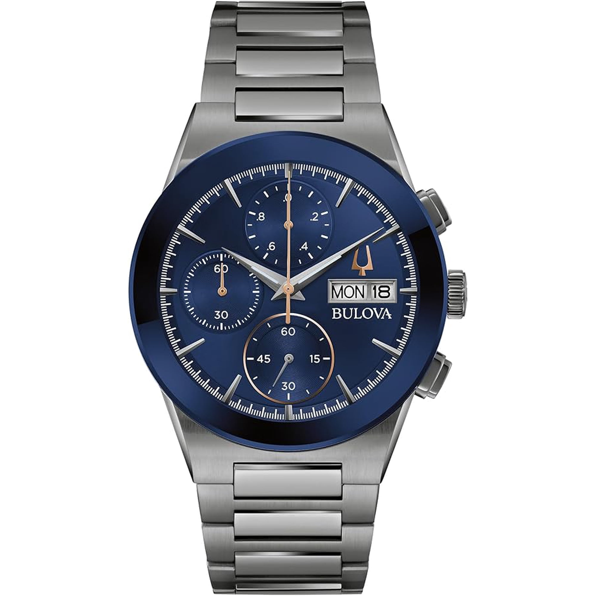 Reloj Cronógrafo Digital Bulova Millennia Gris Hombre