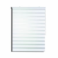 Cortina Roller Duo Zebra Día Y Noche Blanco 200 X 165 Cm Sin Cenefa Sunfree