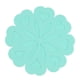 thumbnail image 3 of Posavasos De Silicona Con Forma De Flor Para Proteger La Mesa, Accesorio Para Taza, Color Cian, 3 of 5