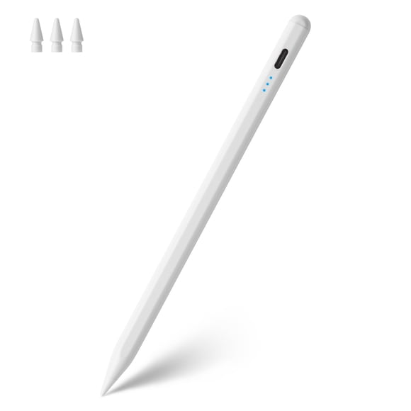 Lápiz Stylus TOHAKATA para iPad con inclinación y rechazo de palma – Blanco