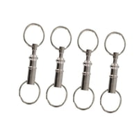 Bothyi - 4 Llaveros Desmontables Fáciles De Desmontar Para Llaves De Coche, Regalo Para Papá, Cierre Extraíble