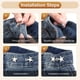 thumbnail image 4 of Tensores De Cintura Ajustables Para Pantalones 12 Unidades Botón En Forma De Estrella, 4 of 7