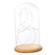 thumbnail image 3 of Funciona con pilas luces de cristal lámpara de mesa cloche luces de hadas artesanías, 3 of 5