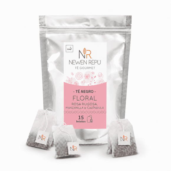 Té Negro Floral Blend Gourmet 15 Bolsitas Newen Repü