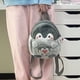 thumbnail image 2 of Penguin Cartoon Goth Harajuku Backpack Female Cute Jk Girl Ita Bag Doll Bag Pain Bag Action Figure Plush Mini Small School Bag, 2 of 3