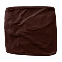 Magideal - Funda De Taburete Cuadrada De Terciopelo De Alta Elasticidad, Parte Inferior Elástica, Protección De Muebles, Lavable, Extraíble, A Prueba De Polvo Café Oscuro