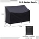 thumbnail image 2 of Xiao Hua Funda para Banco de Exterior, Funda para Mueble de Patio 210D de Alta Resistencia con Ventilación, Funda para Banco de Muebles de Patio para Todo Clima (2 Asientos), 1 Pieza, 2 of 4
