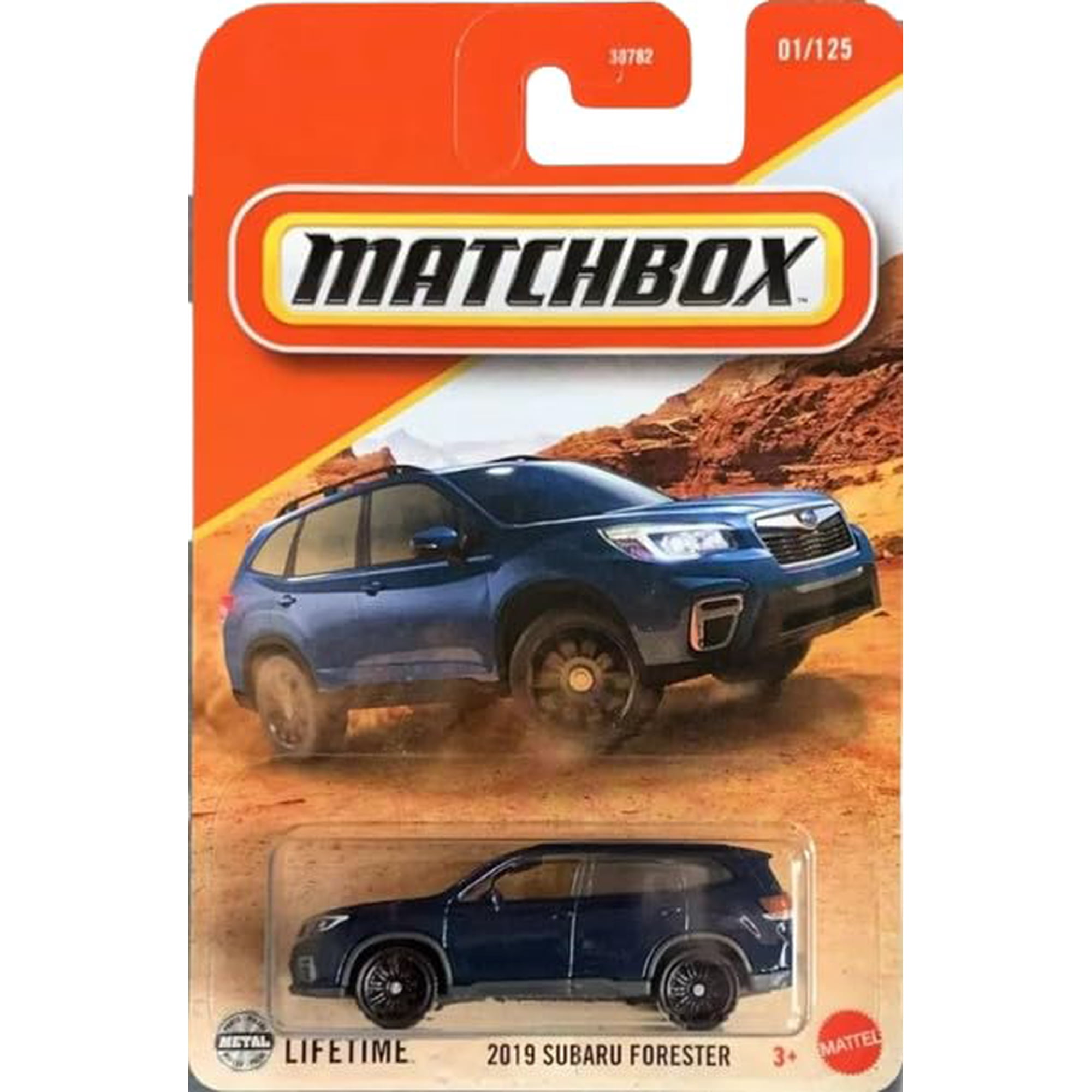 Mattel - Auto De Juguete Matchbox Diecast Subaru Forester 2019 Azul 1:64