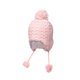 thumbnail image 1 of Gorro Bebé Niña Tejido con Pompones Damasco, 1 of 2