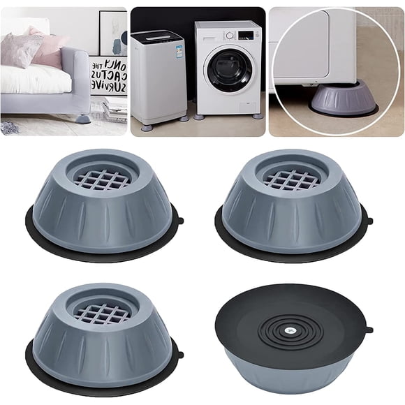 Almohadillas antivibratorias para lavadora y secadora Dadop, 4 unidades
