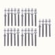 thumbnail image 4 of 24 Piezas Tornillos De Tambor Varillas De Tensión De Tambor Accesorio De Reemplazo De Varilla De Tornillo, 4 of 5