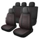thumbnail image 1 of Fundas de asiento de coche CAROMOP de piel sintética de lujo para 5 asientos, 1 of 9