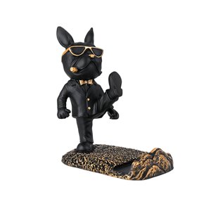 Magideal - Soporte Para Teléfono De Escritorio Para Perro, Soporte Bonito, Soporte Antideslizante Para Decoración De Cuna, Soporte Para Teléfono Móvil, Estatua , Escribe Un