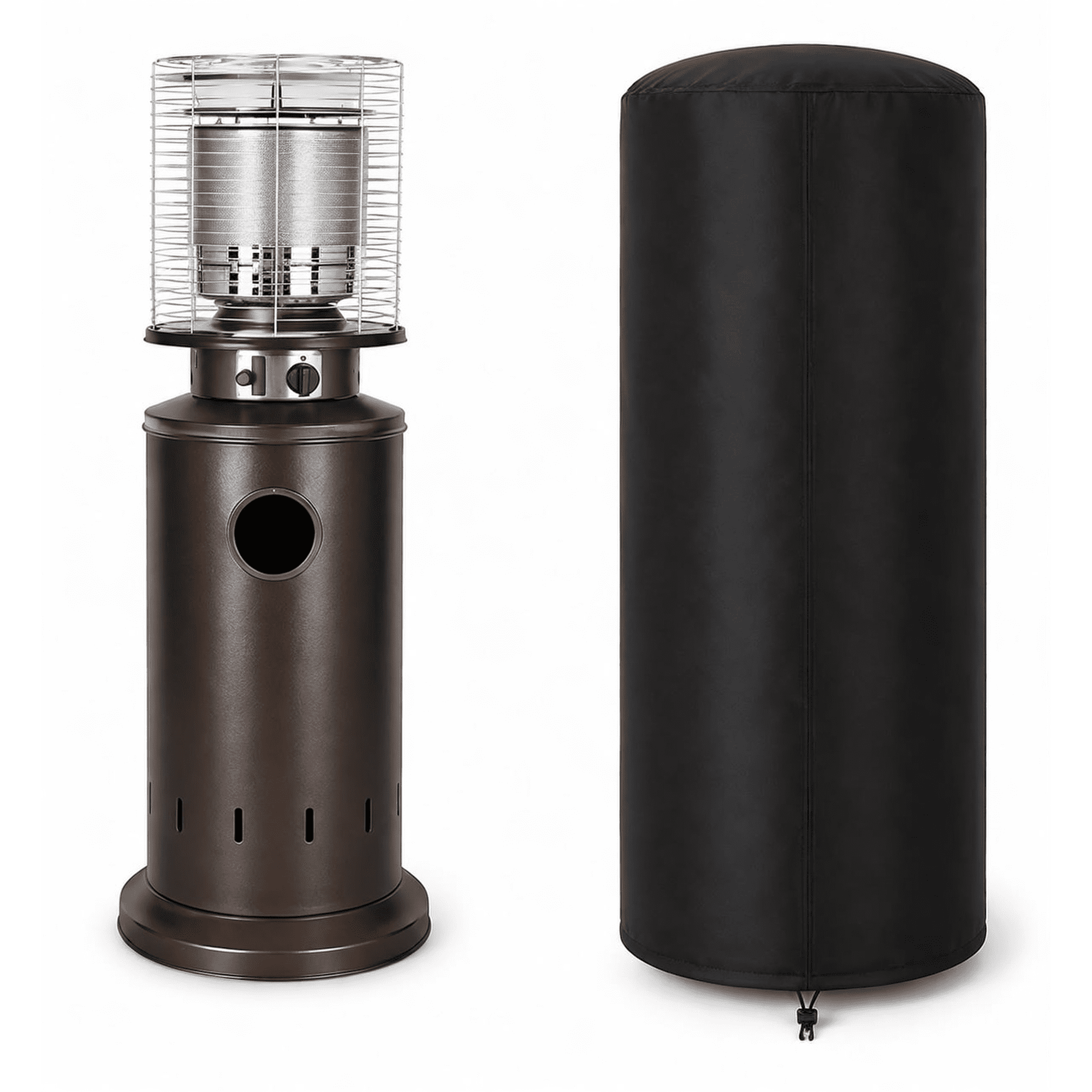 Ethan Global - Estufa De Patio Baja A Gas 13.000w Incluye Cobertor – Ideal Para Terrazas, Quinchos Y Espacios Comerciales