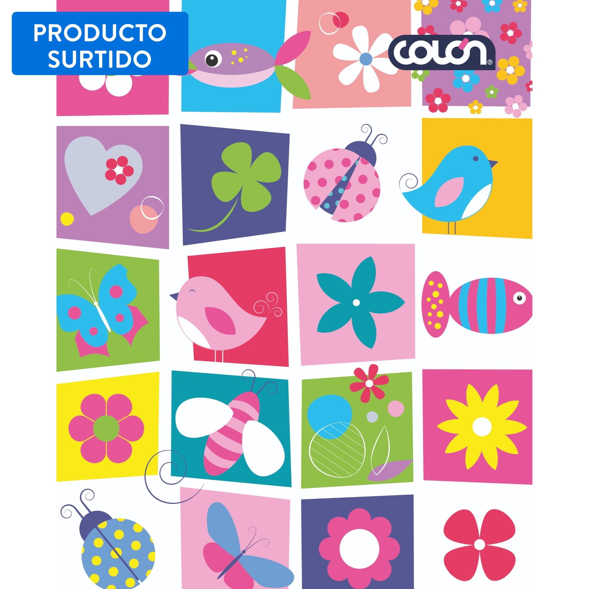 Cuaderno Universitario Mujer 7mm 100 Hojas / Producto Surtido Colón