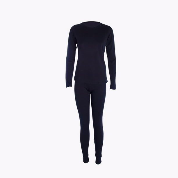 Primera Capa Mix Polera y Pantalón Mujer azul marino 2XL
