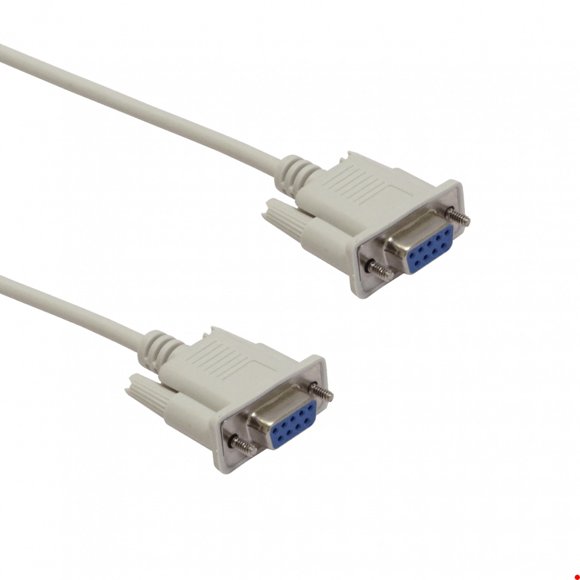 DB9-3HH-N Null-Modem 2,5mt DB9-Hembra-Hembra 252cm Cable Cros Serial RS232 DE-09