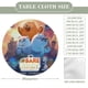 thumbnail image 2 of Somos Osos (2) theme Fitted Round Tablecloths Elastic Edged Table Covers Waterproof Table Cloth For Kitchen Holiday Party Tables Decor 150cm, 2 of 6