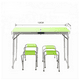 thumbnail image 4 of Pack de Mesa Plegable con 4 Sillas para Camping en color Verde - Mesas y Sillas Portátiles, 4 of 4