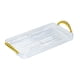 thumbnail image 1 of Bandeja Rectangular Para Servir Con Asas, Soporte Para Perfume Para Postre, Frutas Y Verduras, Color Blanco, 1 of 5