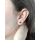 thumbnail image 2 of Pendientes puntos De luz violeta 5mm Plata fina ley S925, 2 of 3