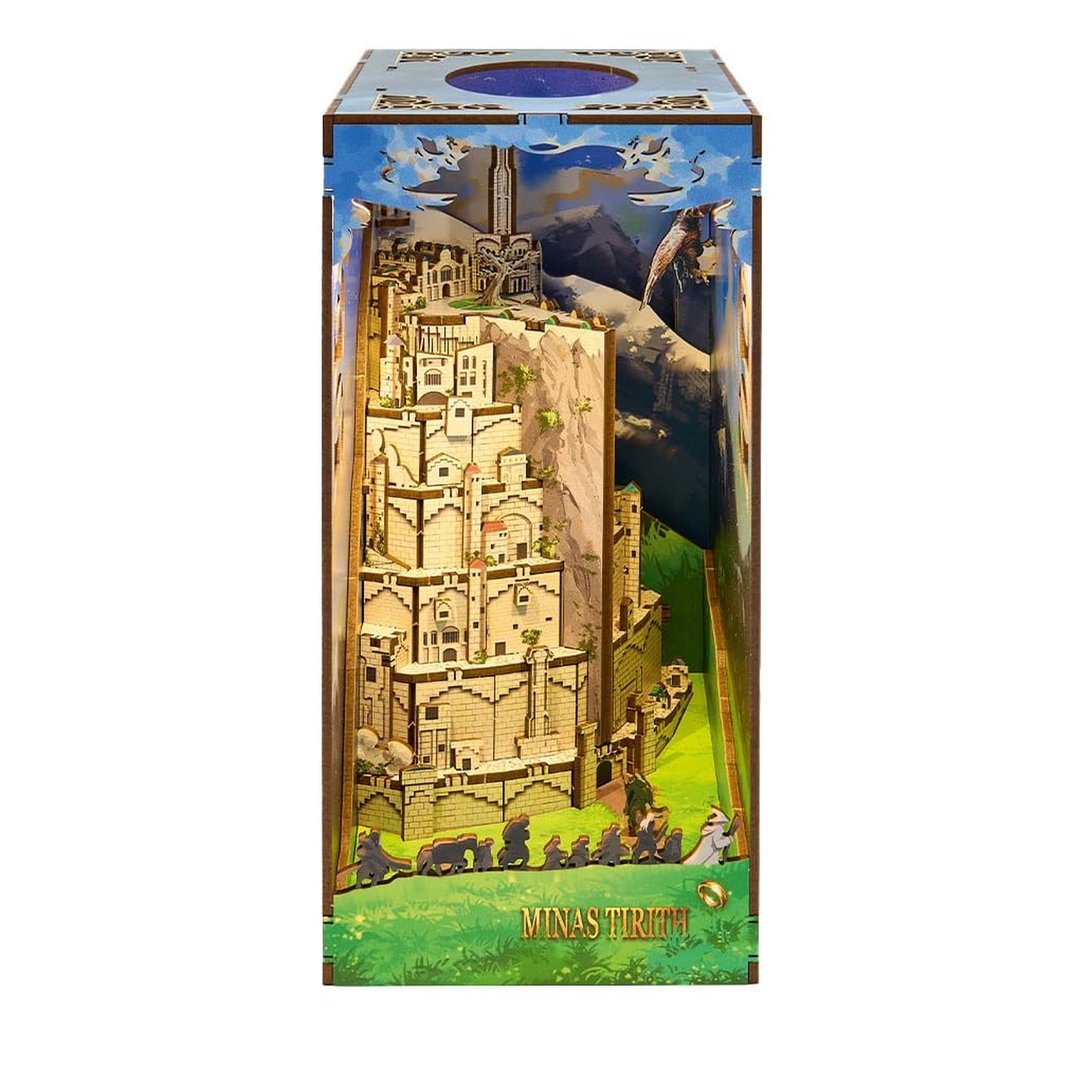 Kit De Puzzle 3d De Madera Rincón De Libro Revell – Minas Tirith (el Señor De Los Anillos)