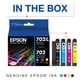 thumbnail image 2 of Cartucho de tinta EPSON 702 DURABrite Ultra High Capacity T702XL-BCS, 2 of 7