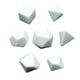 thumbnail image 3 of 7 Dados Blancos Vacíos Para Hacer Dados, Juegos De Rol, Suministros Para Fiestas, 3 of 5