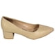 thumbnail image 3 of Zapatos Formal Mujer Tacon Cuadrado Bajo 10869A Café, 3 of 5