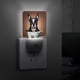 thumbnail image 4 of Boston Terrier Luz nocturna LED con sensor de anochecer a amanecer para dormitorio, baño, pasillo, escaleras - Lámpara LED nocturna de enchufe, 0.5W - 1 pieza, 4 of 6