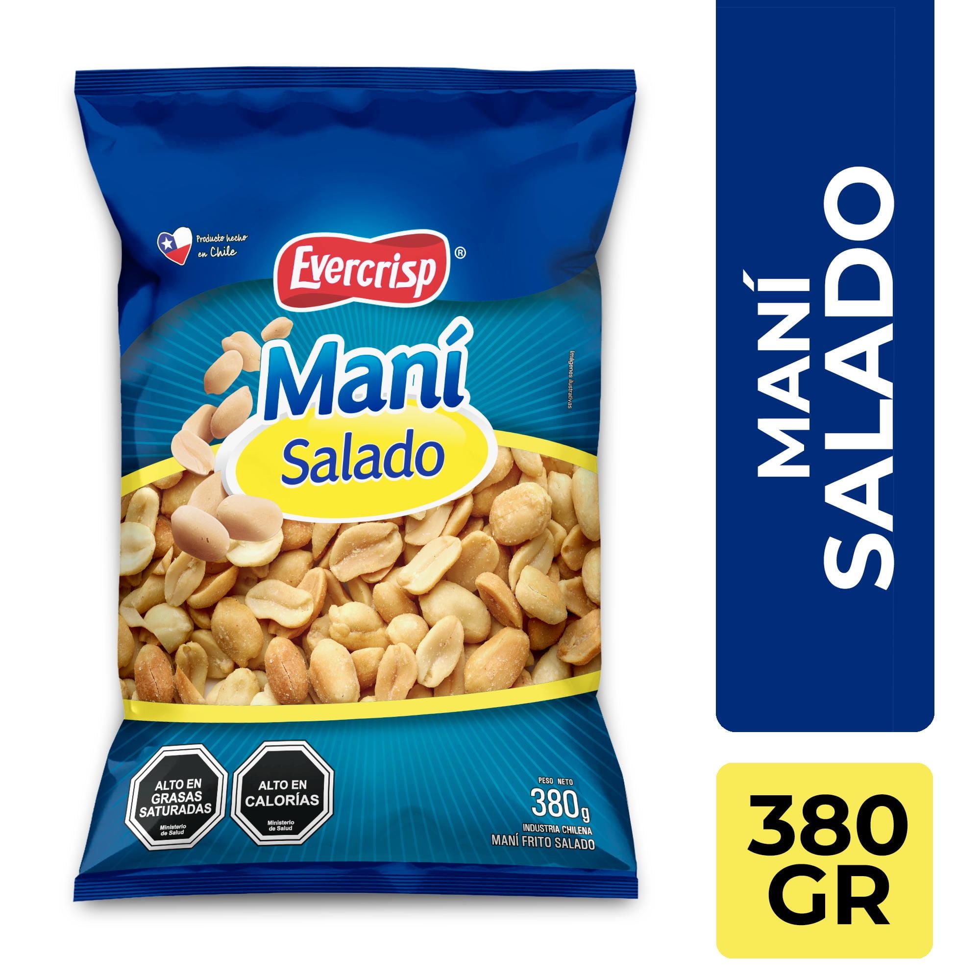 Mani Salado 380 g Evercrisp