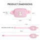 thumbnail image 3 of Bandolera YOOLIFE con inicial personalizada morada para niñas, 3 of 7